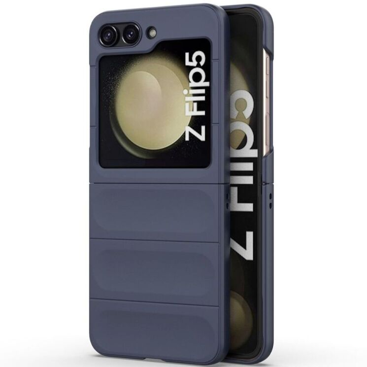 Защитный чехол Deexe Terra Case (FF) для Samsung Galaxy Flip 5 - Dark Blue: фото 1 из 11