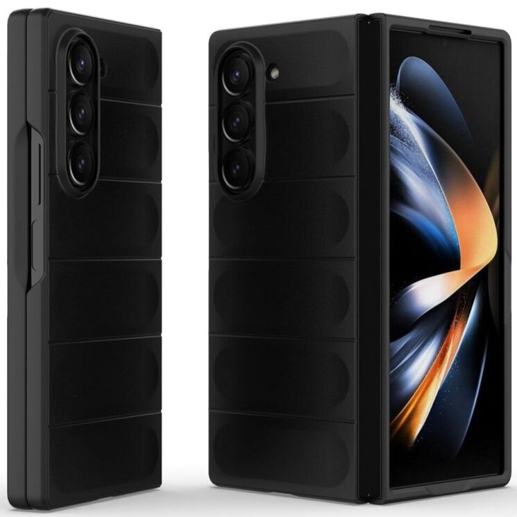 Защитный чехол Deexe Terra Case (FF) для Samsung Galaxy Fold 6 - Black: фото 1 из 10