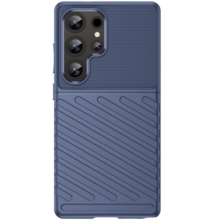 Защитный чехол Deexe Thunder Series для Samsung Galaxy S25 Ultra (S938) - Blue: фото 2 из 12