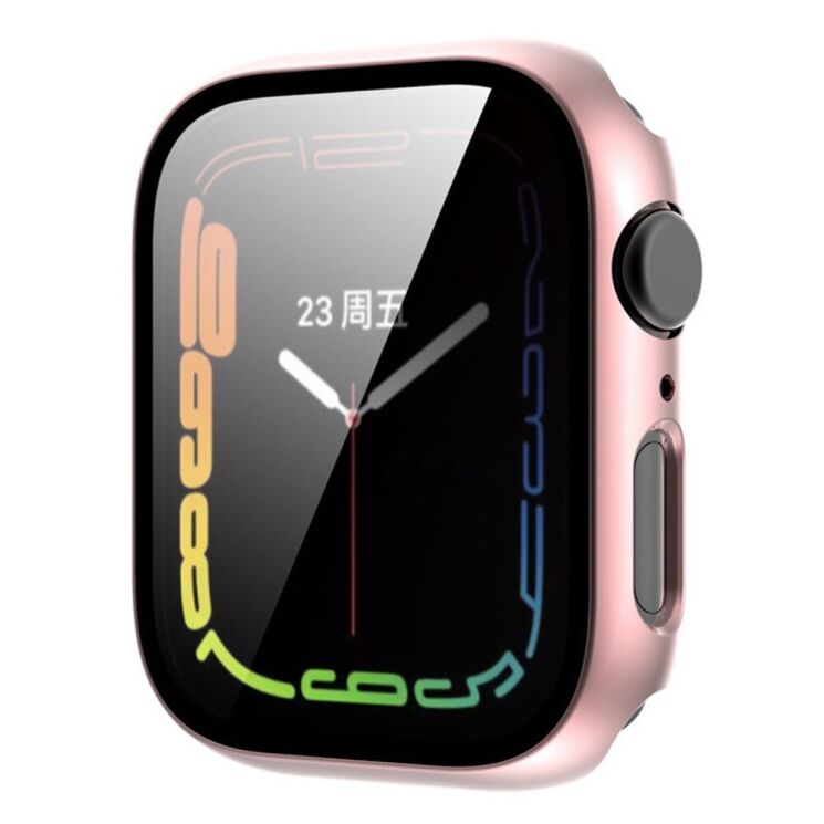 Захисний чохол Deexe Watch Case для Apple Watch 45 mm (7 / 8 / 9 Series) - Pink: фото 1 з 6