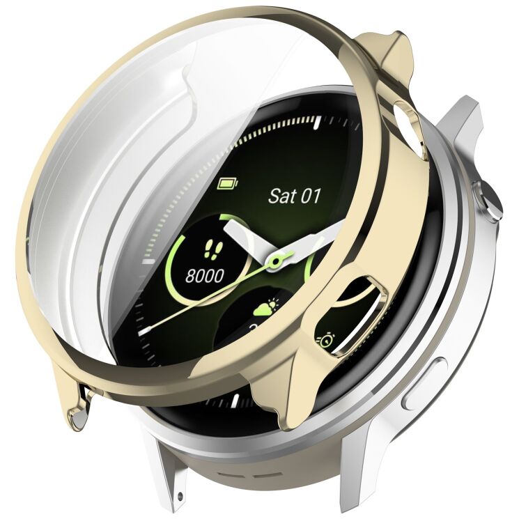 Защитный чехол Deexe Watch Case для Garmin Venu 4 (41mm) - Light Gold: фото 1 из 7