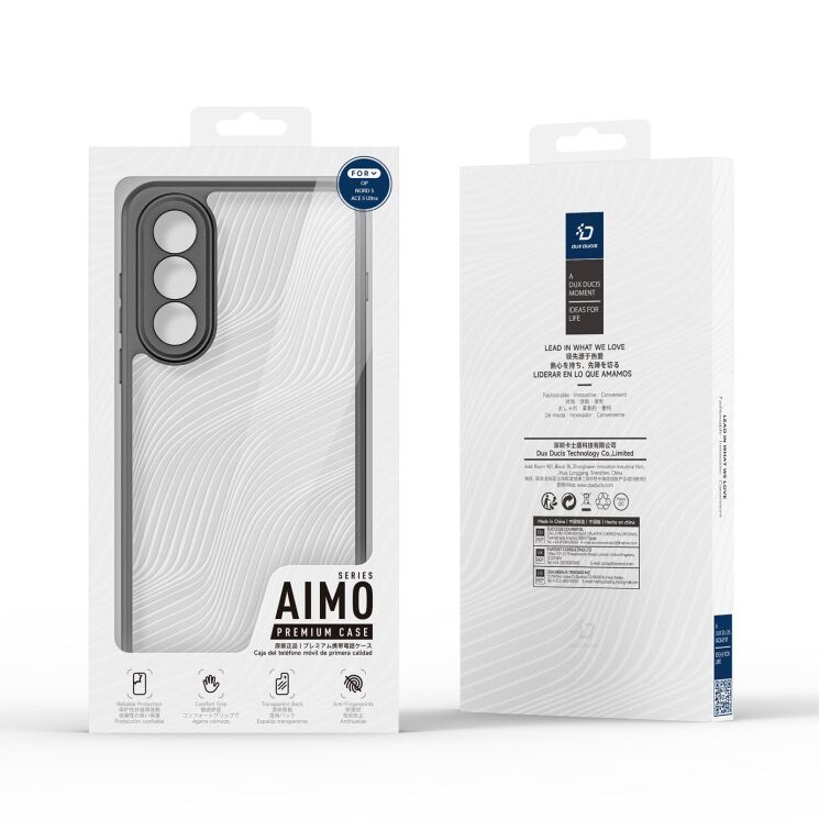 Защитный чехол DUX DUCIS Aimo Series для OnePlus Nord 5 / Ace 5 Ultra - Black: фото 8 из 9