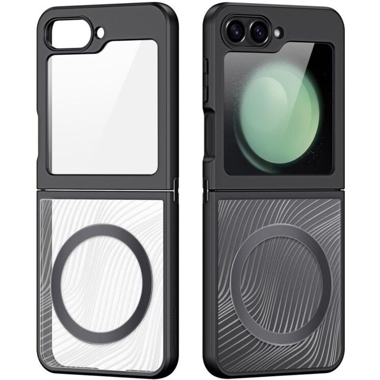 Защитный чехол DUX DUCIS Aimo Series Magnetic для Samsung Galaxy Flip 6 - Black: фото 2 из 11
