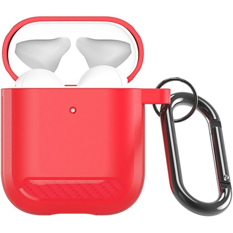 Защитный чехол DUX DUCIS PECB Series для Apple AirPods 1 / 2 - Red: фото 1 из 18