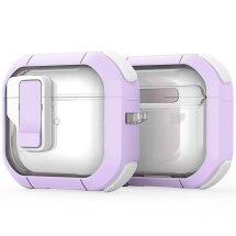 Защитный чехол DUX DUCIS PECN Series для Apple AirPods 4 - Purple / White: фото 1 из 10