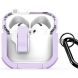Защитный чехол DUX DUCIS PECN Series для Apple AirPods 4 - Purple / White (364416VW). Фото 2 из 10