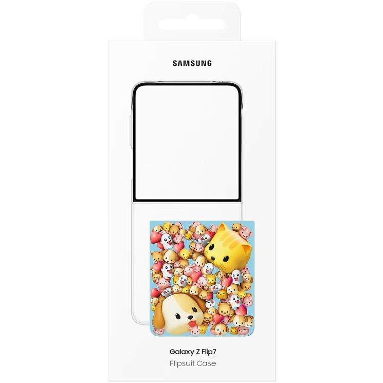 Защитный чехол Flipsuit Case для Samsung Galaxy Flip 7 (EF-ZF766CTEGUA) - Transparent: фото 7 из 7