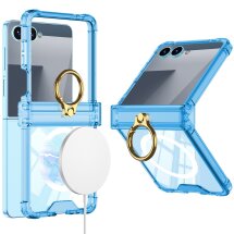 Защитный чехол GKK AirBag Mag with Ring для Samsung Galaxy Flip 7 - Blue: фото 1 из 8