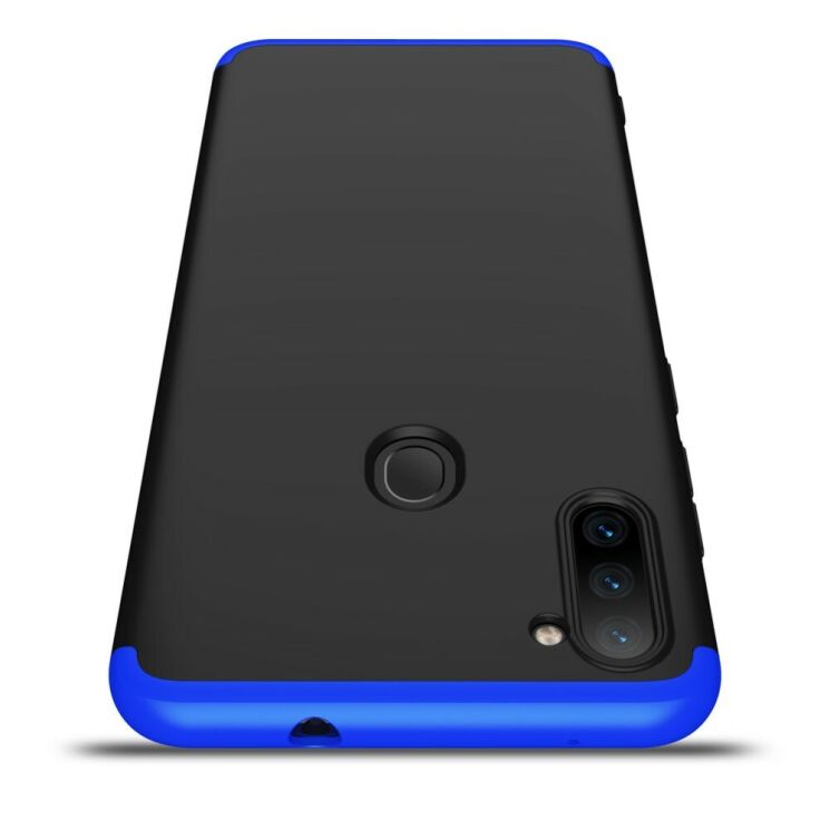 Защитный чехол GKK Double Dip Case для Samsung Galaxy A11 (A115) - Black / Blue: фото 6 из 14