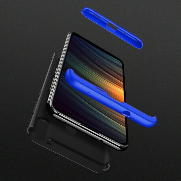Защитный чехол GKK Double Dip Case для Samsung Galaxy A11 (A115) - Black / Blue: фото 5 из 14