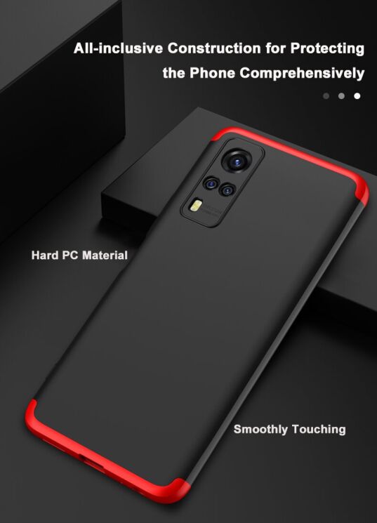 Защитный чехол GKK Double Dip Case для VIVO Y31 / Y53s - Red: фото 8 из 13