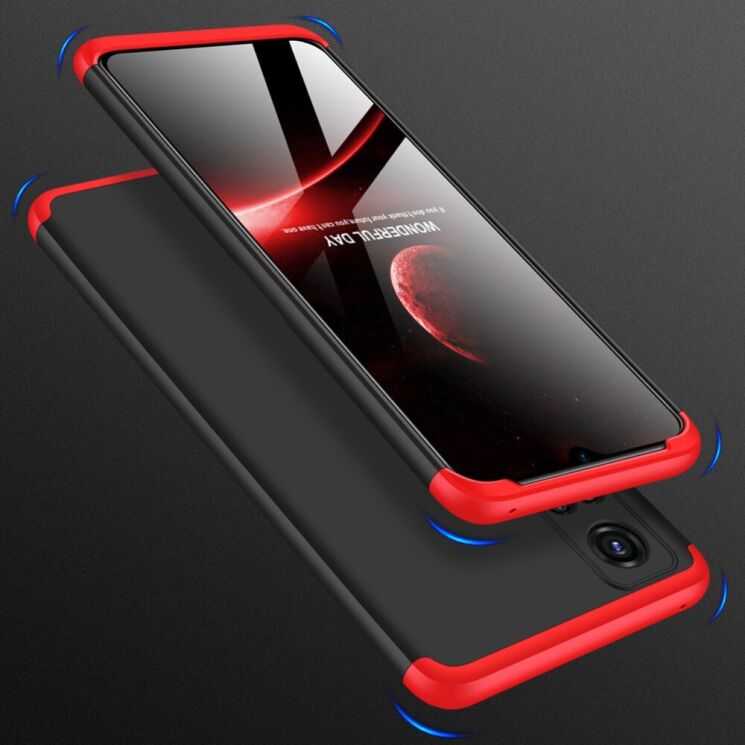 Защитный чехол GKK Double Dip Case для VIVO Y31 / Y53s - Black / Red: фото 7 из 13