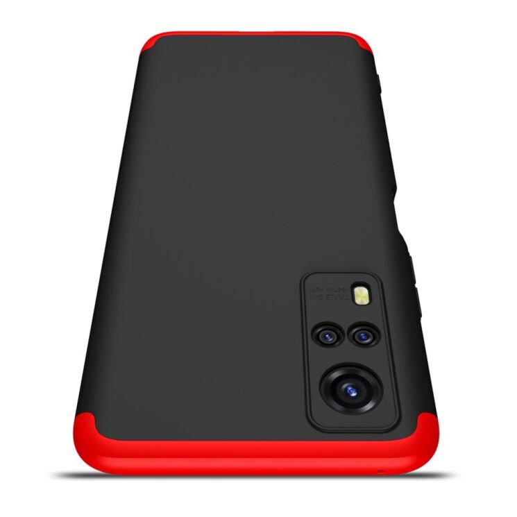 Защитный чехол GKK Double Dip Case для VIVO Y31 / Y53s - Black / Red: фото 4 из 13