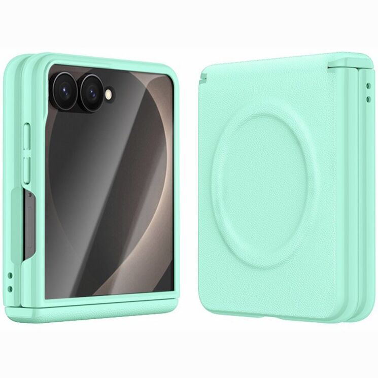 Захисний чохол GKK Magnetic Matte Case для Samsung Galaxy Flip 8 - Green (423525G) Захисний чохол GKK Magnetic Matte Case для Samsung Galaxy Flip 8 - Green: фото 2 з 5