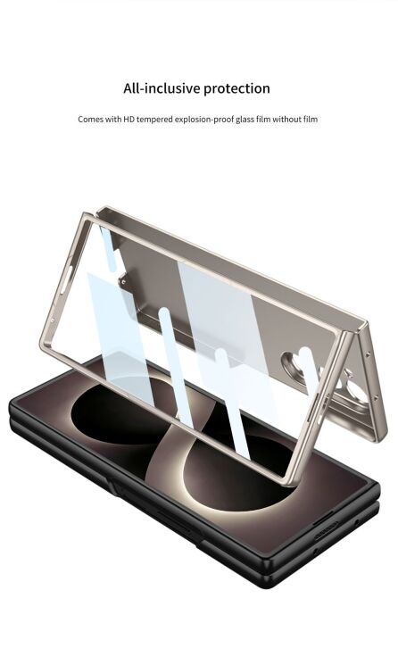 Защитный чехол GKK Super Slim для Samsung Galaxy Fold 8 Ultra - Grey: фото 3 из 11
