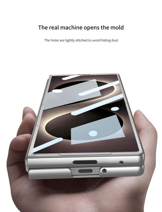 Защитный чехол GKK Super Slim для Samsung Galaxy Fold 8 Ultra - Grey: фото 9 из 11