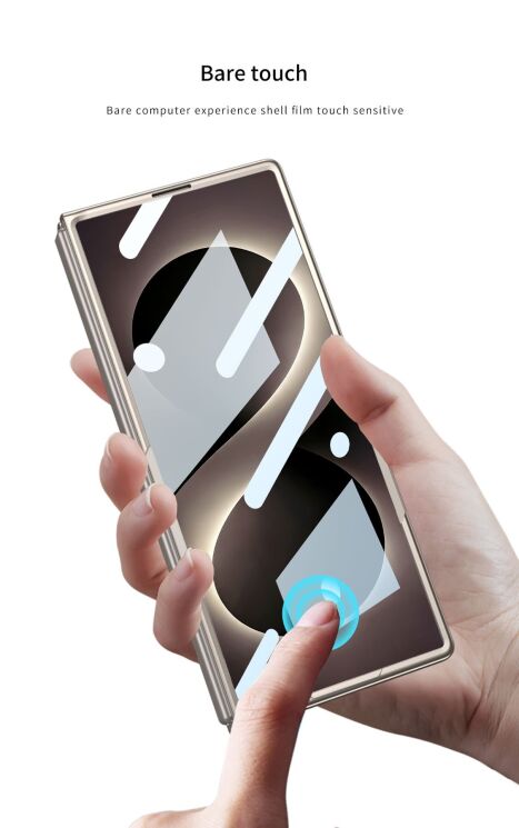 Защитный чехол GKK Super Slim для Samsung Galaxy Fold 8 Ultra - Grey: фото 6 из 11