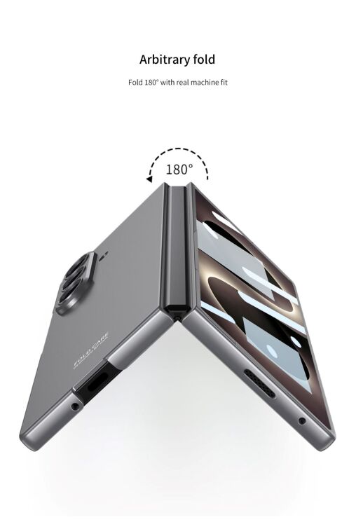 Защитный чехол GKK Super Slim для Samsung Galaxy Fold 8 Ultra - Grey: фото 8 из 11