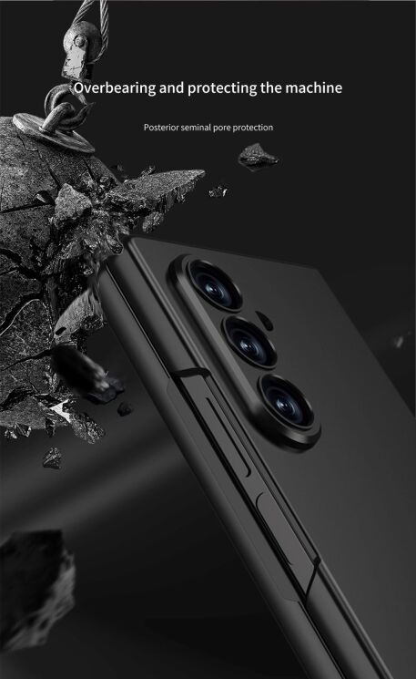 Защитный чехол GKK Super Slim для Samsung Galaxy Fold 8 Ultra - Grey: фото 10 из 11