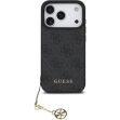 Захисний чохол Guess 4G Charms Collection MagSafe для iPhone 17 Pro (GUHMP17LGF4GCK) - Black (403265B)