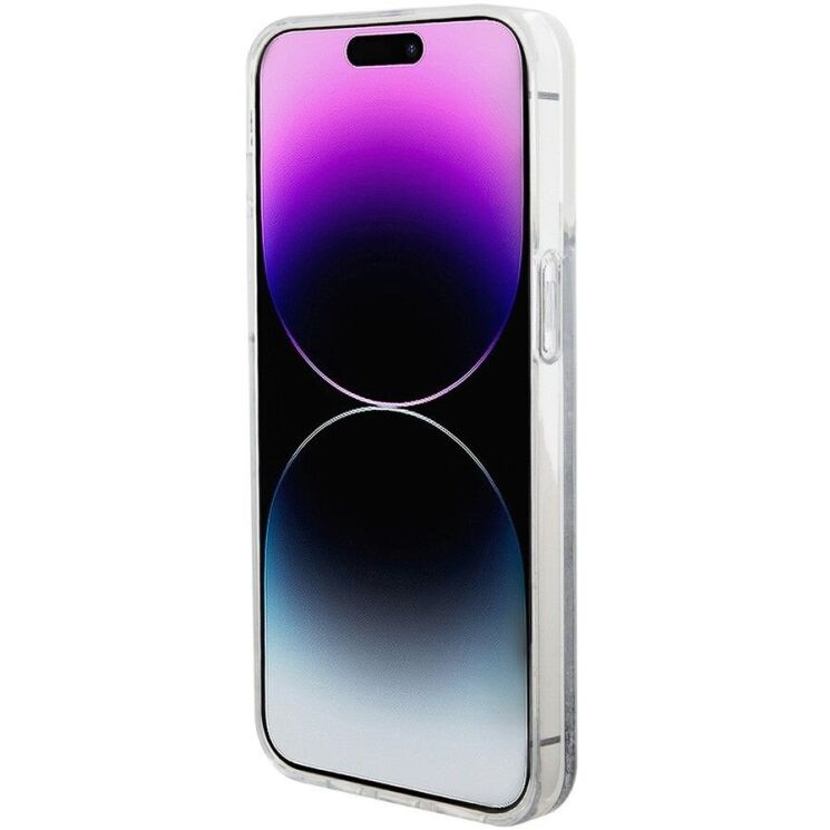 Защитный чехол Hello Kitty Liquid Glitter для Apple iPhone 15 - Transparent: фото 5 из 8