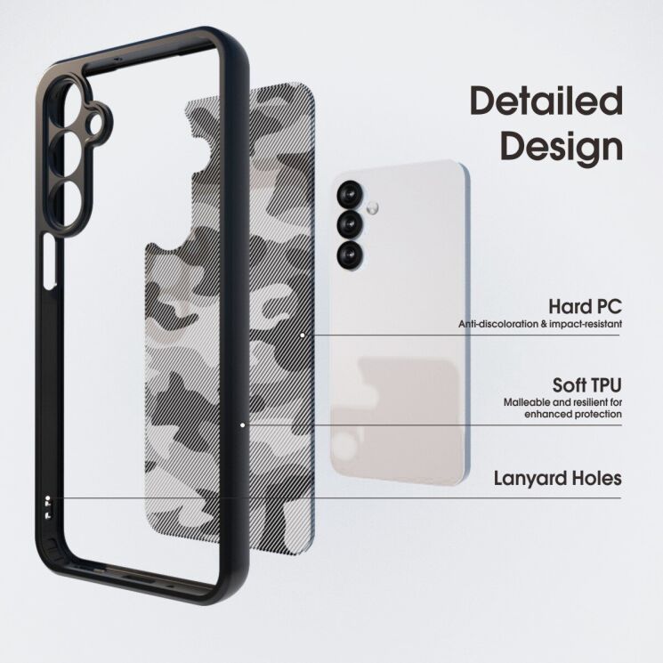 Захисний чохол IBMRS Military для Samsung Galaxy A37 (A376) - Artistic Camouflage (406056A) Захисний чохол IBMRS Military для Samsung Galaxy A37 (A376) - Artistic Camouflage: фото 6 з 8