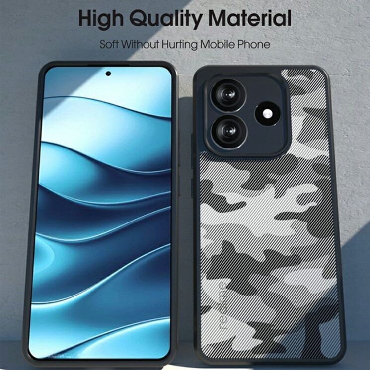 Защитный чехол IBMRS Military для Xiaomi Redmi Note 14 5G - Grid Camouflage: фото 5 из 8