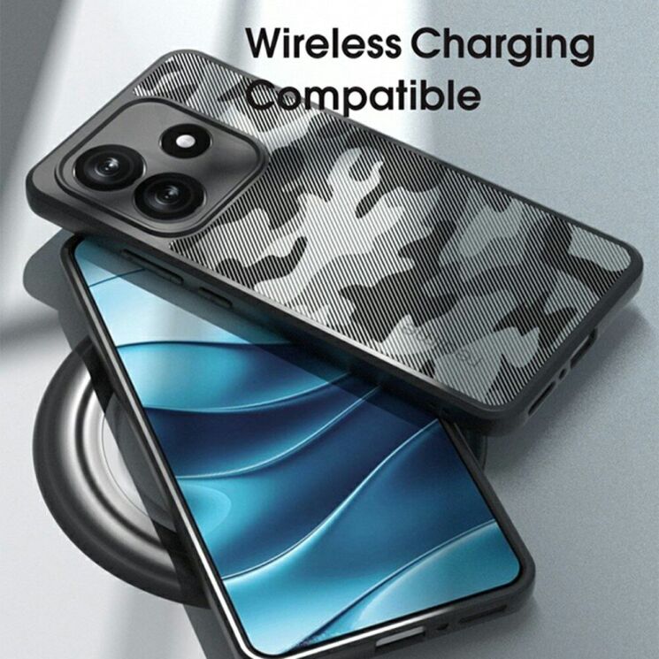 Защитный чехол IBMRS Military для Xiaomi Redmi Note 14 5G - Grid Camouflage: фото 3 из 8