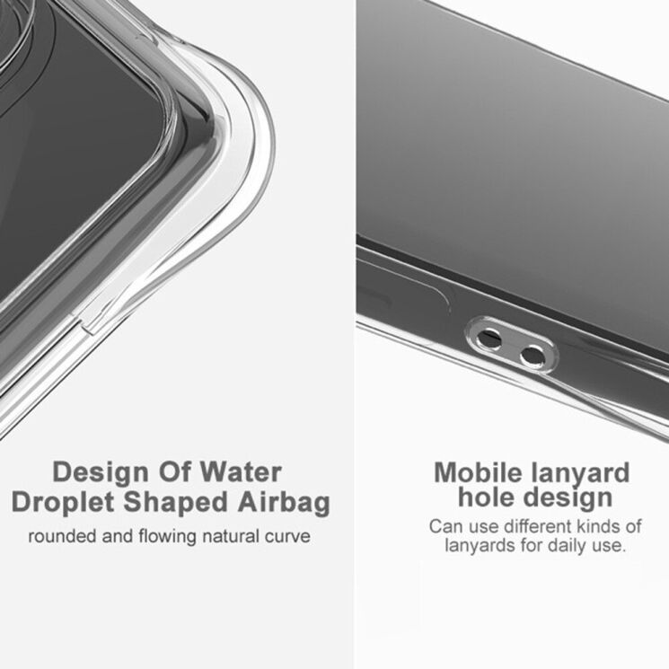 Защитный чехол IMAK Airbag MAX Case для Samsung Galaxy S25 (S931) - Transparent: фото 4 из 8