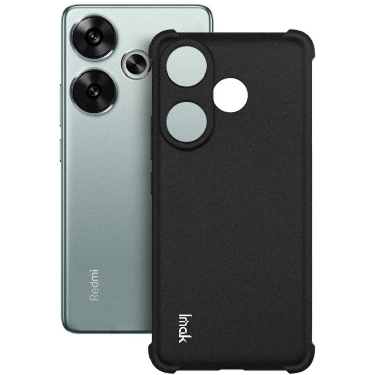 Защитный чехол IMAK Airbag Sand Case для Xiaomi Poco F6 - Black: фото 2 из 10