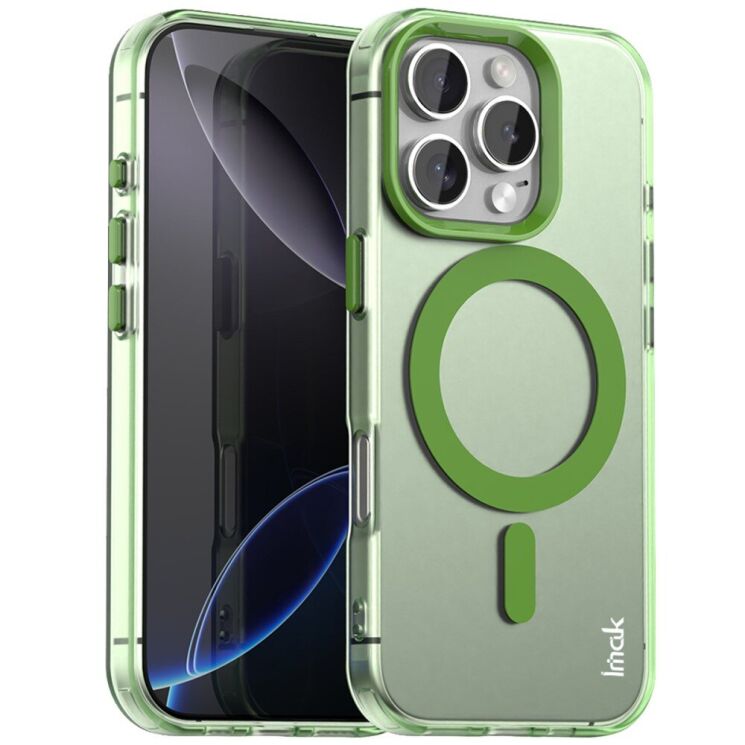 Защитный чехол IMAK Candy Series Magnetic для Apple iPhone 16 Pro - Green: фото 1 из 9