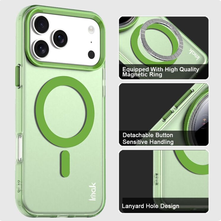 Защитный чехол IMAK Candy Series Magnetic для Apple iPhone 17 Pro Max - Black: фото 4 из 6
