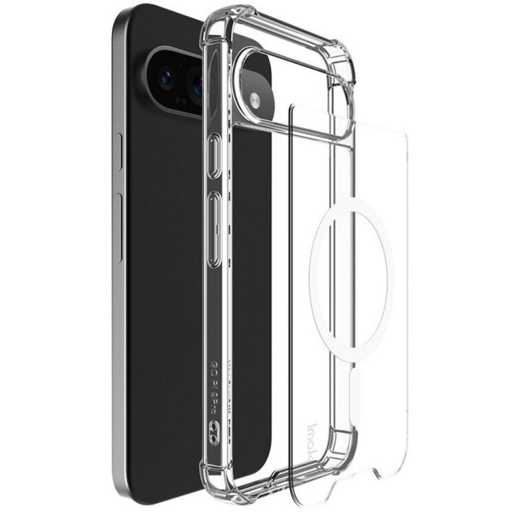 Защитный чехол IMAK Space Shield MagSafe для Google Pixel 9 / 9 Pro - Transparent: фото 2 из 6