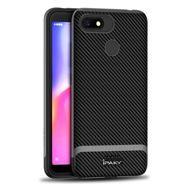 Защитный чехол IPAKY Hybrid Cover Xiaomi Redmi 6A - Grey: фото 1 из 9