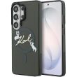 Защитный чехол Karl Lagerfeld IML Choupettes Karl Script Logo MagSafe для Samsung Galaxy S26 Ultra (KLHMS26L5HKSCAK) - Black (408566B)