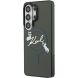 Защитный чехол Karl Lagerfeld IML Choupettes Karl Script Logo MagSafe для Samsung Galaxy S26 Ultra (KLHMS26L5HKSCAK) - Black (408566B). Фото 2 из 8