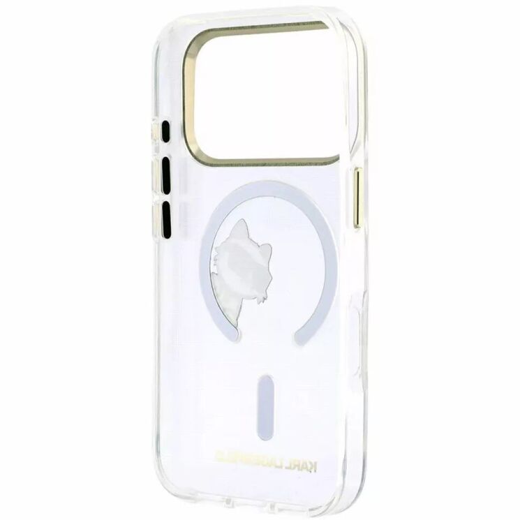 Захисний чохол Karl Lagerfeld Peekaboo Logo MagSafe для iPhone 18 Pro / 17 Pro (KLHMP18L6HCPSCT) - Transparent: фото 6 з 7