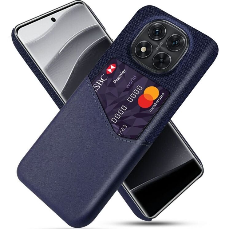 Защитный чехол KSQ Business Pocket для Xiaomi Redmi Note 14 Pro 5G - Blue: фото 1 из 4