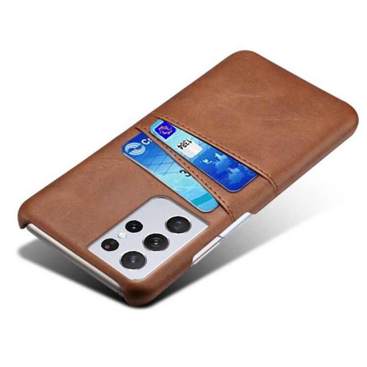 Защитный чехол KSQ Pocket Case для Samsung Galaxy S21 Ultra (G998) - Brown: фото 4 из 7