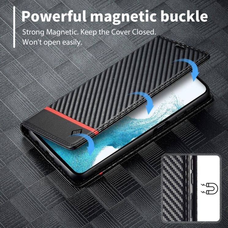 Защитный чехол LC.IMEEKE Carbon Fiber для Samsung Galaxy A56 (A566) - Vertical Stripe: фото 10 из 12