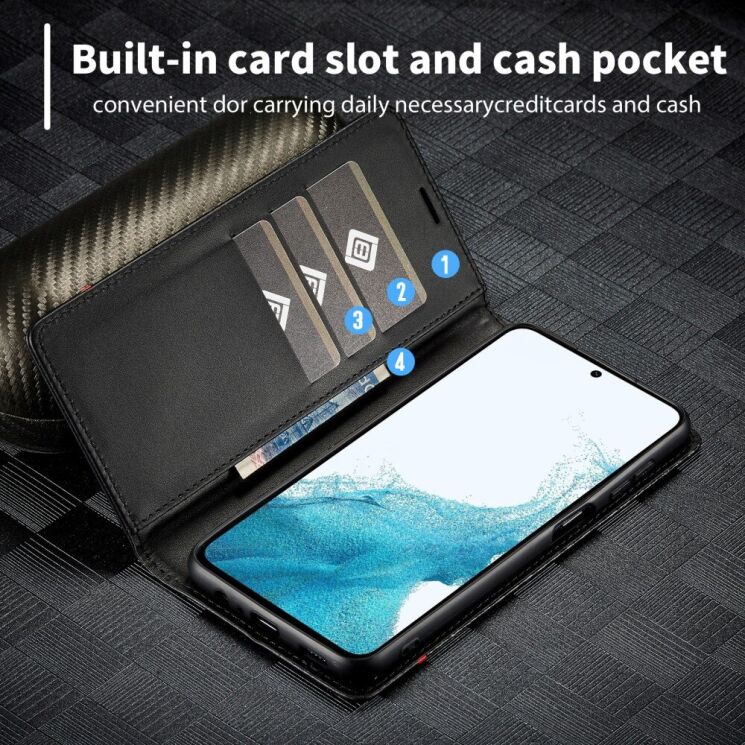 Защитный чехол LC.IMEEKE Carbon Fiber для Samsung Galaxy A56 (A566) - Vertical Stripe: фото 9 из 12