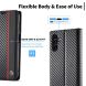 Защитный чехол LC.IMEEKE Carbon Fiber для Samsung Galaxy A56 (A566) - Vertical Stripe (372190A). Фото 6 из 12