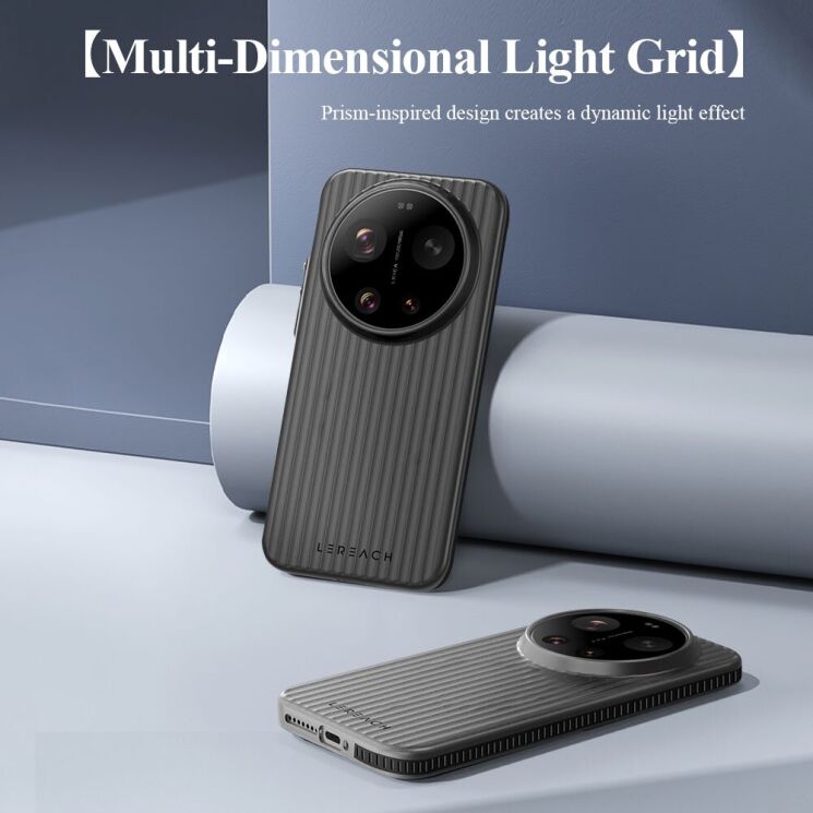 Защитный чехол LEREACH TOC Series для Xiaomi 17 Ultra - Black: фото 6 из 10