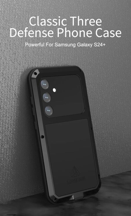 Защитный чехол LOVE MEI Powerful для Samsung Galaxy S24 Plus (S926) - Green: фото 2 из 9