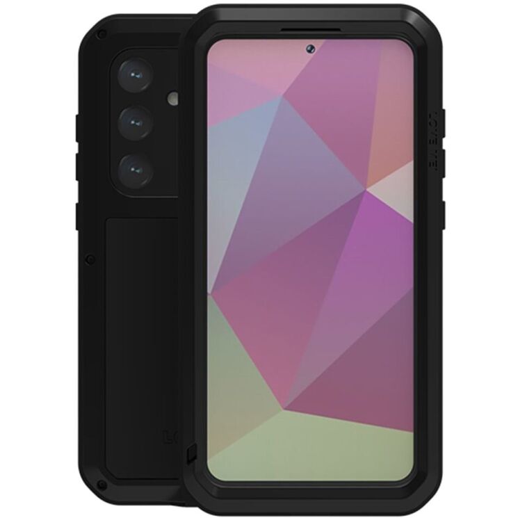 Захисний чохол LOVE MEI Powerful для Samsung Galaxy S24 Plus (S926) - Black: фото 1 з 9