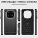 Защитный чехол MOFI Carbon Fiber для Xiaomi Redmi Note 14 Pro Plus - Red (373209R). Фото 8 из 9
