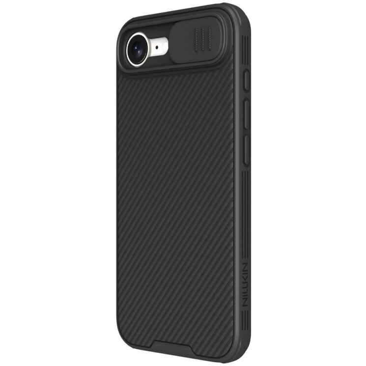 Защитный чехол NILLKIN CamShield Pro Magnetic для Apple iPhone 16e - Black: фото 2 из 11