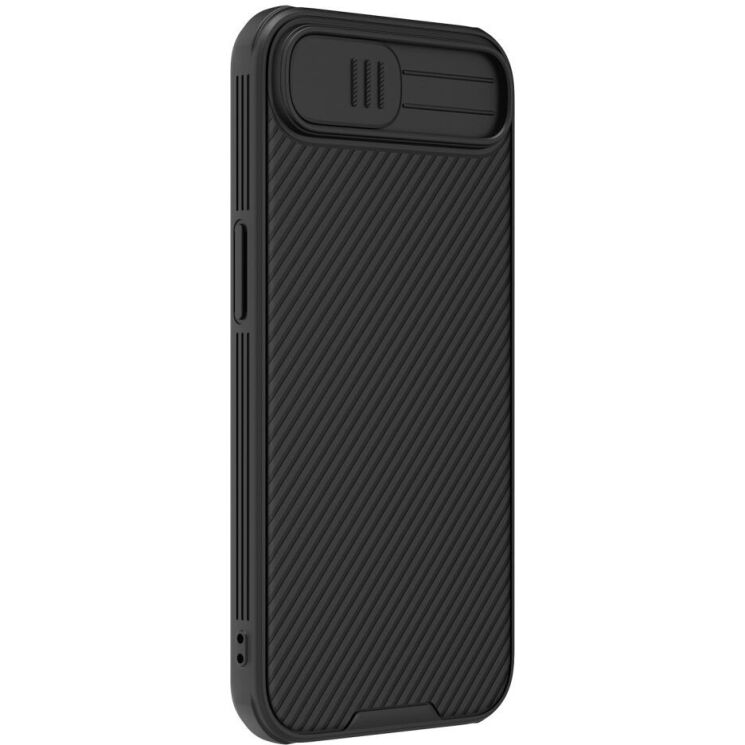 Защитный чехол NILLKIN CamShield Pro Magnetic для Apple iPhone 16e - Black: фото 3 из 11