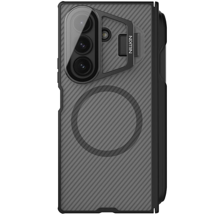 Захисний чохол NILLKIN CamShield Prop Magnetic (Clear Version) (FF) для Samsung Galaxy Fold 7 - Black: фото 3 з 19