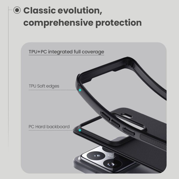 Захисний чохол NILLKIN Frosted Shield Pro Magnetic для Xiaomi 15 Pro - Black: фото 8 з 18